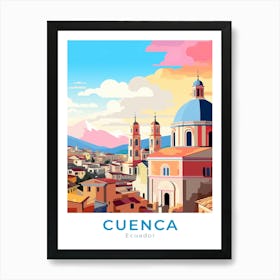 Ecuador Cuenca Travel Póster