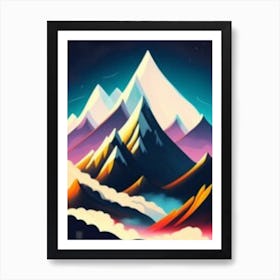 Mountains In The Sky 2 Art Print