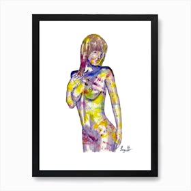 Nude Painting Art Print