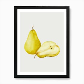 Yellow Pears Art Print