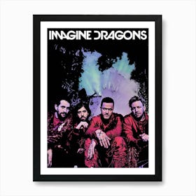 Imagine Dragons 7 Art Print