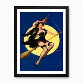 Gil Elvgren Pin Up Riding High Art Print