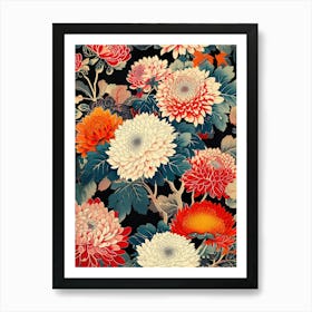 Great Japan Hokusai Japanese Floral 8 Art Print