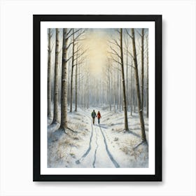 Walk In The Woods Art Print