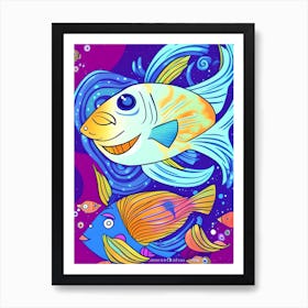 FishingFish005 Art Print