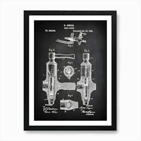 Beer Faucet, Beer Tap , Beer Lover Gift, Beer Print, Brewery Art, Brewery Decor Beer Maker Gift Craft Beer Decor Beer Artwork, Hb5291 Art Print