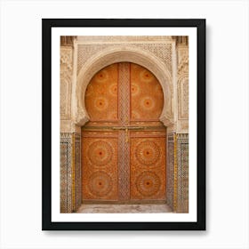 Door Of In Morocco Art Print