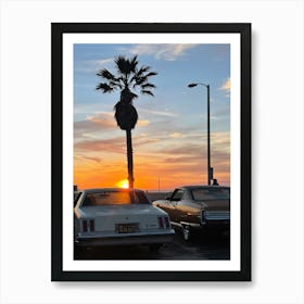 Venice Beach Sunset Vibe Art Print