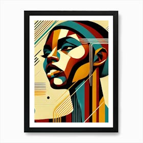 Modern Portrait of an African Woman Art Print