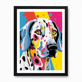 Pop Art Dalmation 6 Art Print