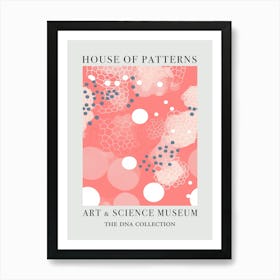 Watercolour Pink Dna 1 House Of Patterns Art Print