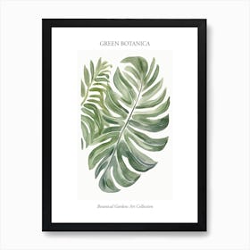 Green Botanica Collection 3 Art Print
