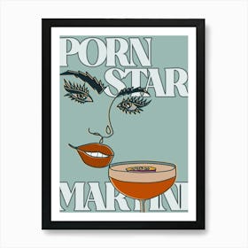 Pornstar Martini Lady Art Print