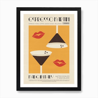 The Espresso Martini Art Print