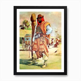 Gauchos From Chile Art Print