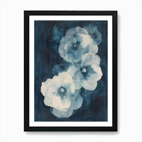 Blue Flowers 69 Art Print