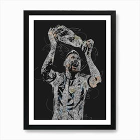 Lionel Messi 17 Art Print