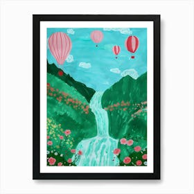 Abstract Mountain Art Print