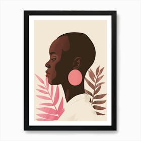 Portrait Of African Woman 72 Art Print