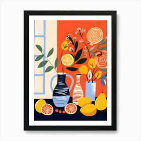 Oranges And Lemons 1 Art Print