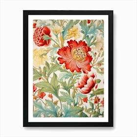 Floral Pattern 72 Art Print