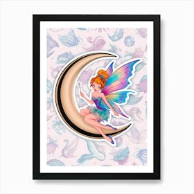 Fairy Moon Art Print