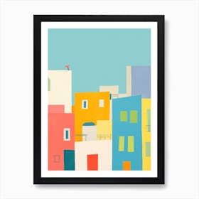 Rome, Italy Colourful View 3 Art Print