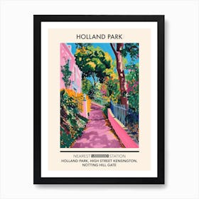 Holland Park London Parks Garden 3 Art Print