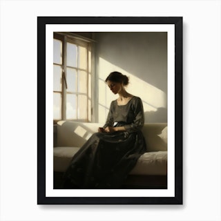 Reflection in Literature: A Fine Art Digital Print of a Woman Reading a Book  - Jeeny's Ko-fi Shop - Ko-fi ❤️ Where creators get support from fans  through donations, memberships, shop sales