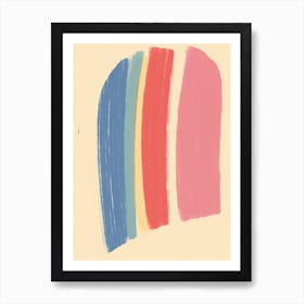 A Rainbow Abstract 1 Art Print