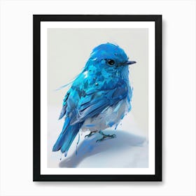 Blue Bird 2 Art Print