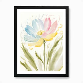 Watercolor Flower 2 Art Print