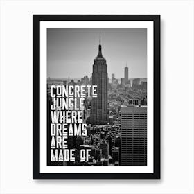 New York Lyric Art Print