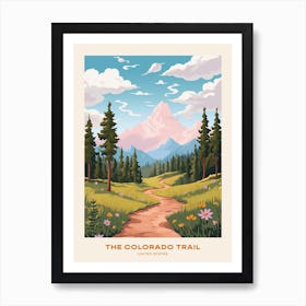 The Colorado Trail Usa 2 Hike Poster Art Print