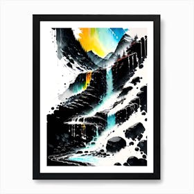 Waterfall 3 Art Print