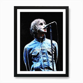 liam gallagher oasis britpop music band 1 Art Print