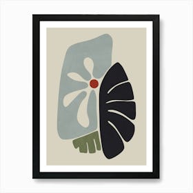 Abstract Flower Art Print