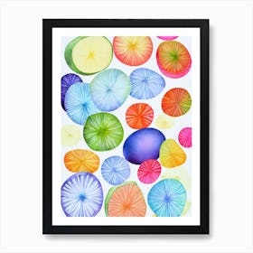 Jicama Marker vegetable Art Print