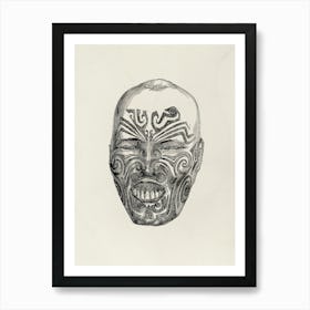 Ancient Face, Owen Jones Art Print