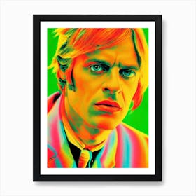 Klaus Kinski Colourful Pop Movies Art Movies Art Print