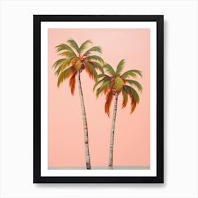 Two Palm Trees 2 Art Print