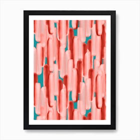 Live In Coral Art Print