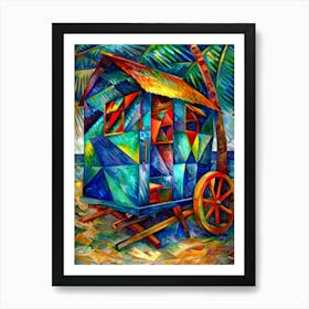 Shack On The Beach Art Print