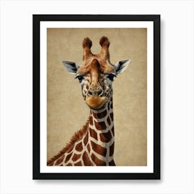 Giraffe 54 Art Print