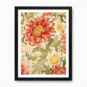 Floral Pattern 21 Art Print