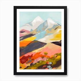 Summer In The Mountains Art Print