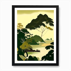 Koh Yao Noi Thailand Rousseau Inspired Tropical Destination Art Print