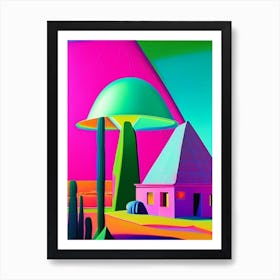 Extraterrestrial Abstract Modern Pop Space Art Print
