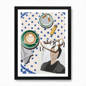 Coffee Brunch Poster Art Print