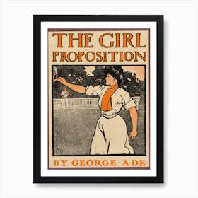 The Girl Proposition By George Ade, Edward Penfield Art Print